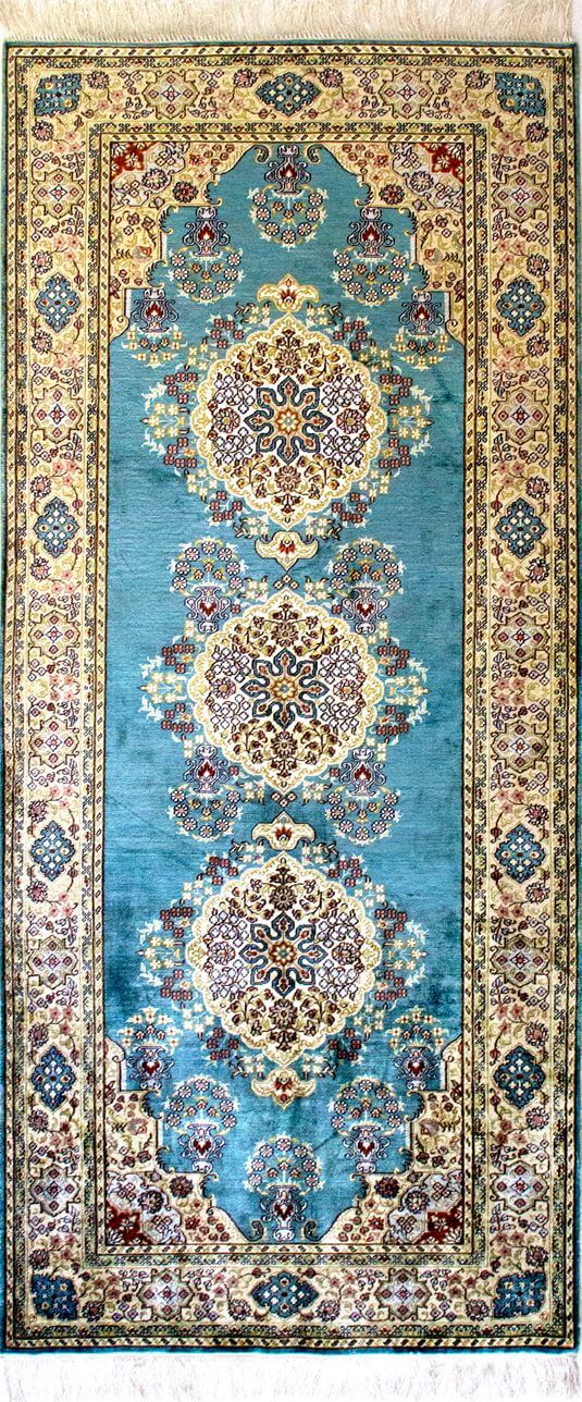 Blue Flowers Persian rug