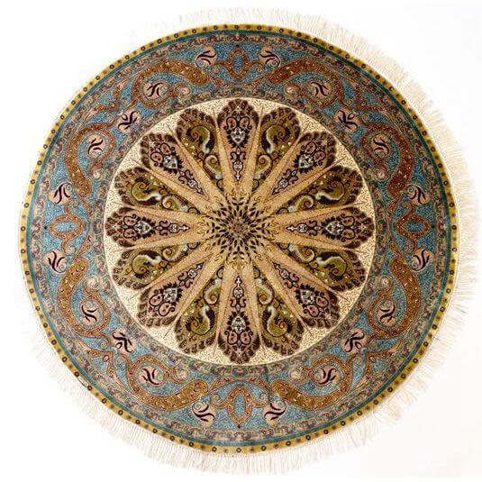 Peacock's Tail Persian rug